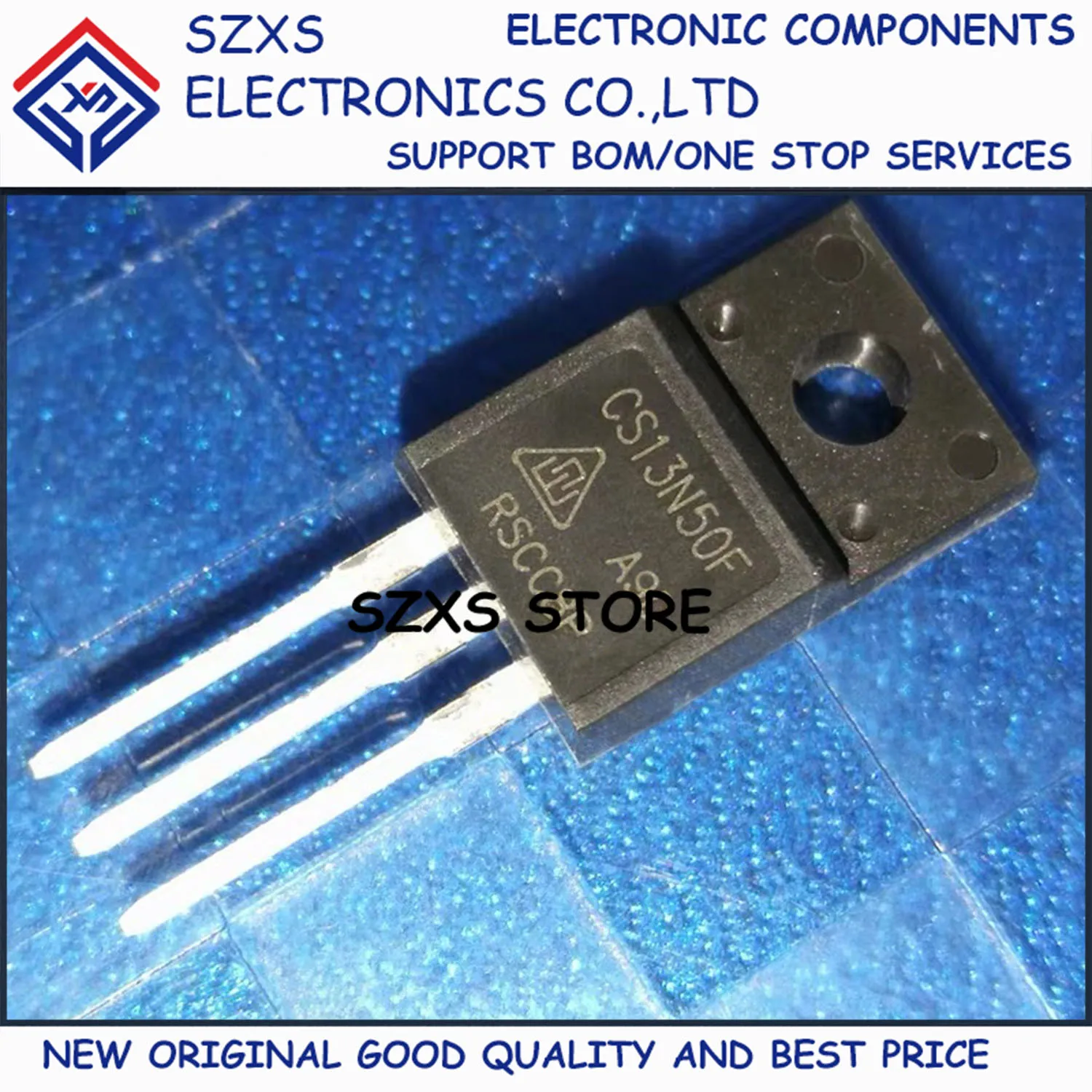 

New Original 10Pcs CS13N50F CS13N50FA9D TO-220F 500V 13A MOSFET Field-Effect Transistor In Stock Good Quality