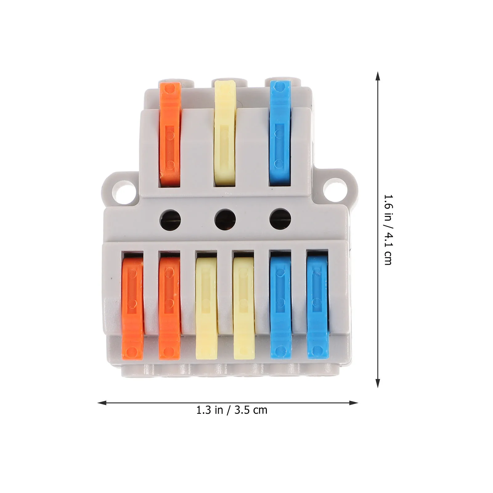 2 قطعة موصلات الأسلاك 3 في 6 خارج رافعة نوع موصل كهربائي لا أدوات المطلوبة السيارات سلك لصق الفاصل كتل طرفية عدة