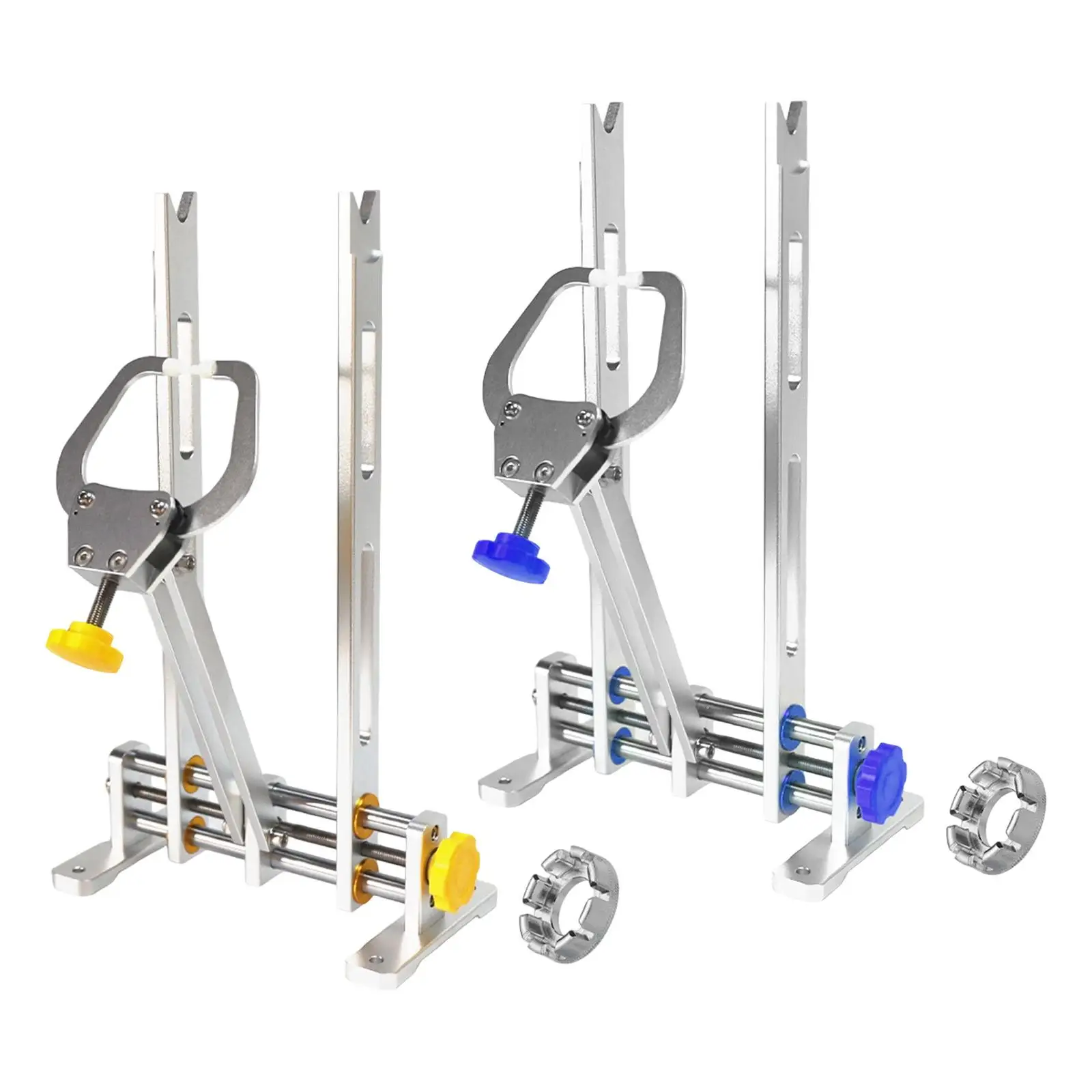 

Wheel Truing Stand, Repairing Workstand for 16"-29", Aluminum Alloy Rims Correction Wheel Hub Straightener Holder
