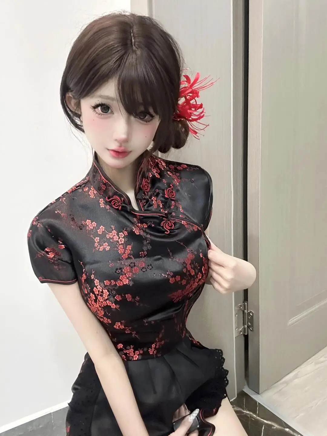 Novo chinês sle dr loween cisas cosplay orm ort sve empregada orm ort bandeira robe uso diário