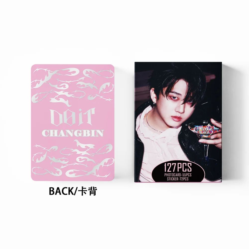 127 قطعة جديدة kpop StrayKids DO IT Seo Chang Bin SK ألبوم ملصقات بطاقات صغيرة بطاقات المعايدة صور بطاقات بريدية بطاقات LOMO هدايا #5