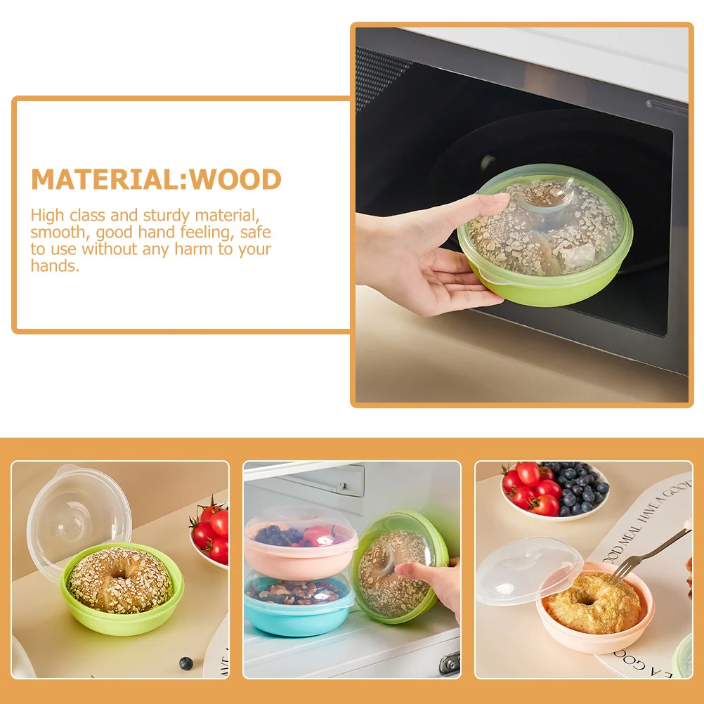 

3Pcs Bread Box Clear Large Plastic Storage Container Airtight Bread Keeper for Kitchen Countertop Organizer Clear Box with Lid