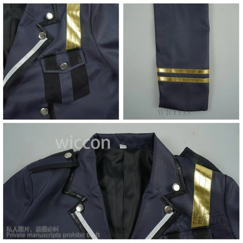 أنيمي 86 ثمانية وثمانون تأثيري Shinei Nouzen زي وسيم الشرير فرسان الجندي DK موحدة معطف حزام التعادل الباروكات مجموعة مخصصة