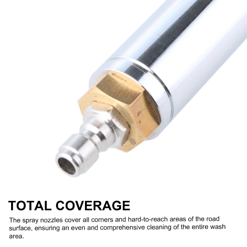 High Pressure Cleaning Guns Head for Roadways, Rotating 360 Degrees with Quick Connect Street Washing Use 350KG Capacity