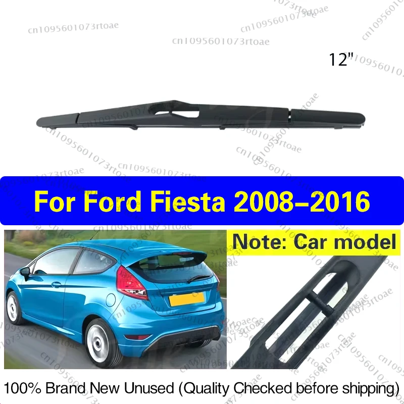 

Car Wiper 12" Rear Wiper Blade For Ford Fiesta 2008 - 2016 Windshield Windscreen Clean Tailgate Window Car Rain Brush
