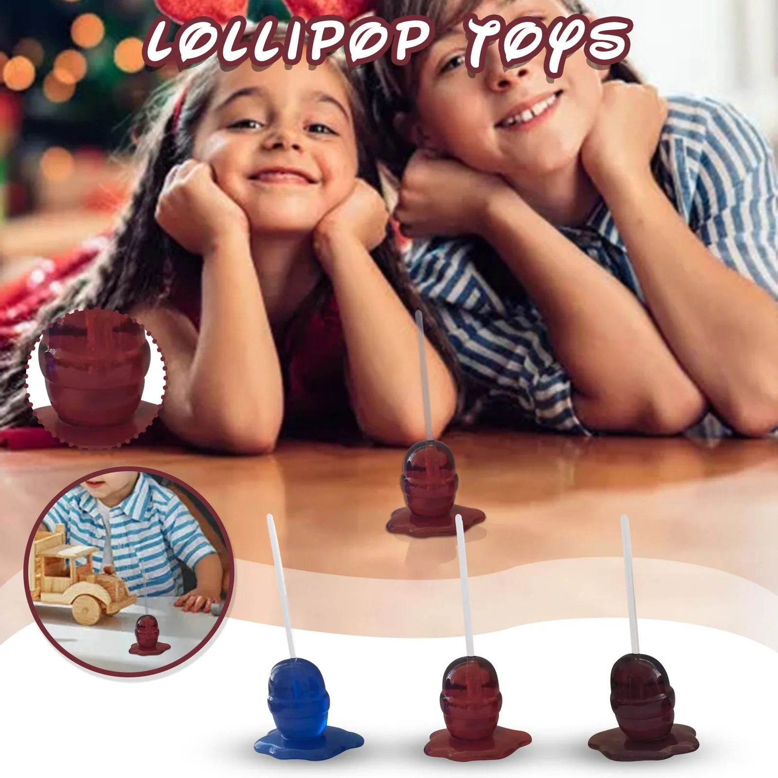 Melting Popsicle Lollipop Resin Decor Handmade Art Desk Accessory Kawaii Room Decorations Unique Gift Creative Home Ornaments view 2