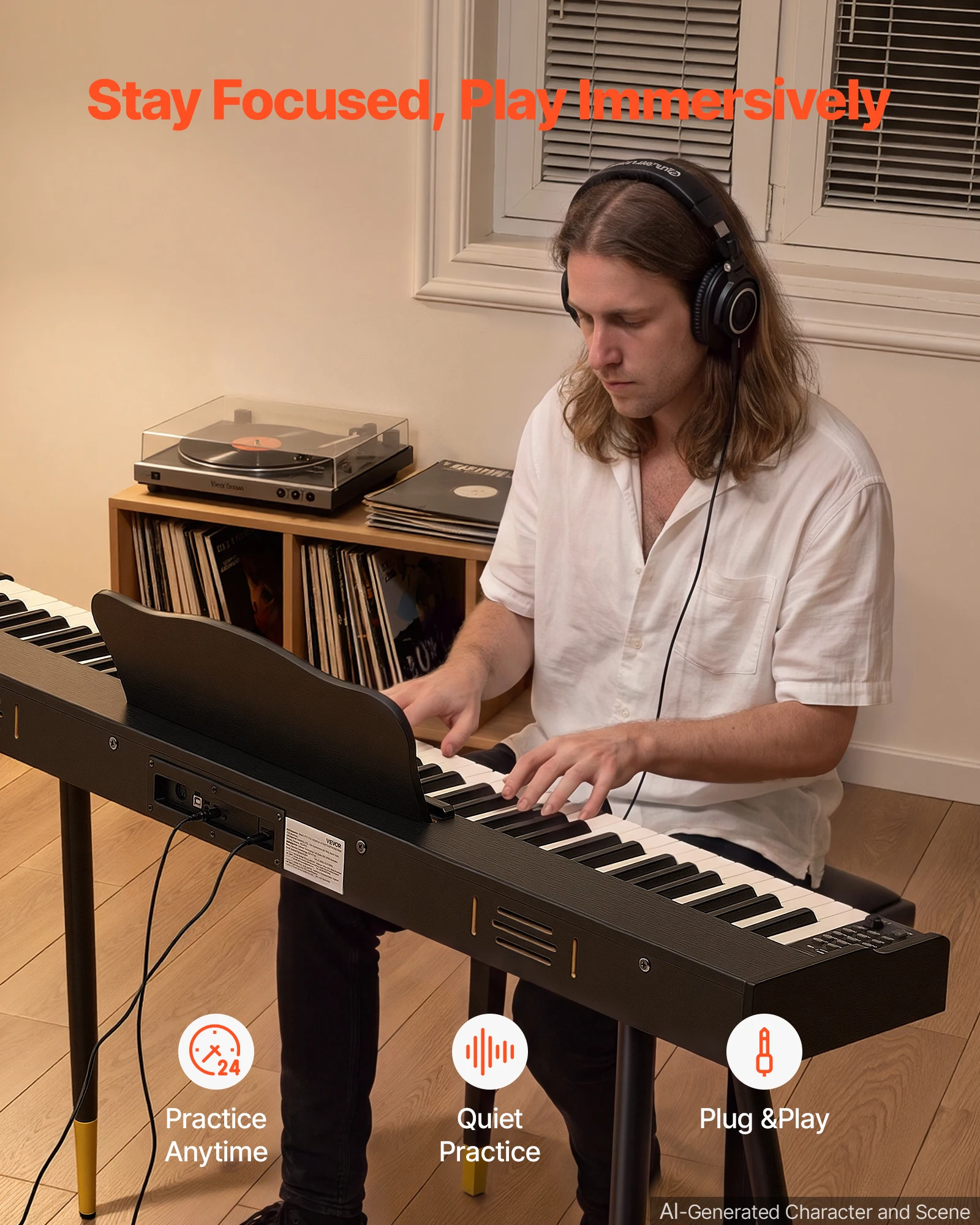 Pianino cyfrowe Succebuy 88 kl – Midi Keyboard Controller 88 Key recenzja i cena
