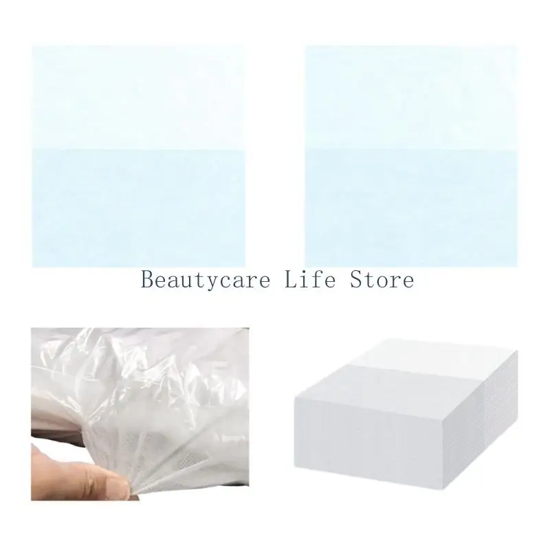 652C 100 Pcs Disposable Makeup Protector Hood Cosmetic Mask Beauty Makeup Protector
