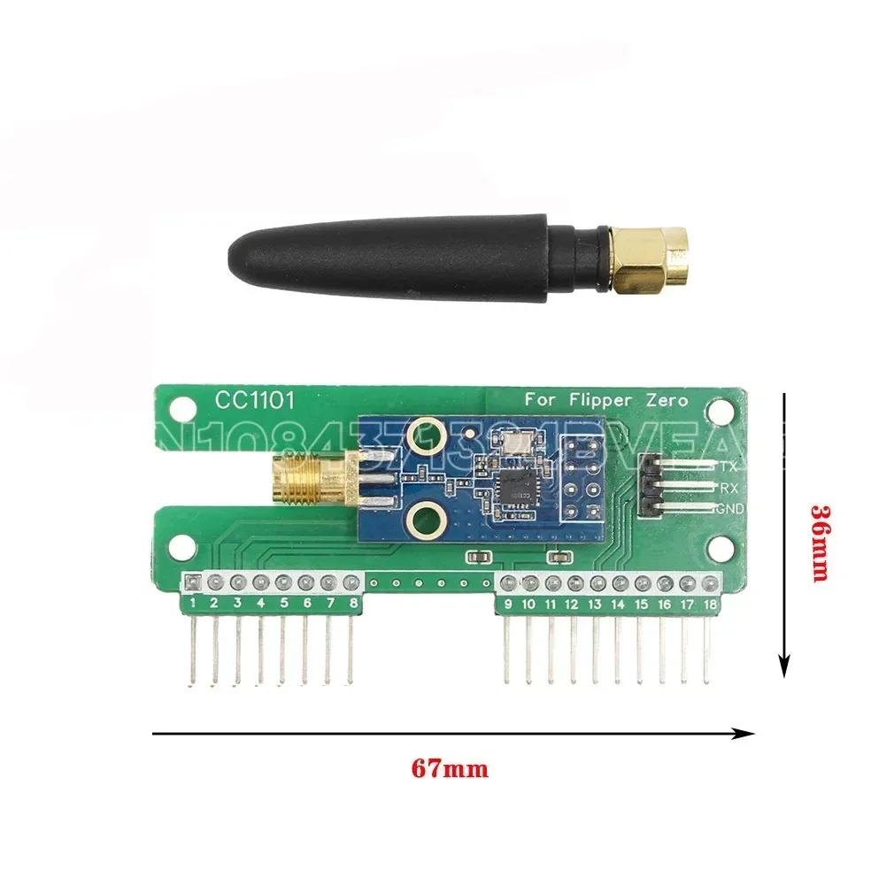 CC1101 433MHz SubGhz Module for Flipper Zero