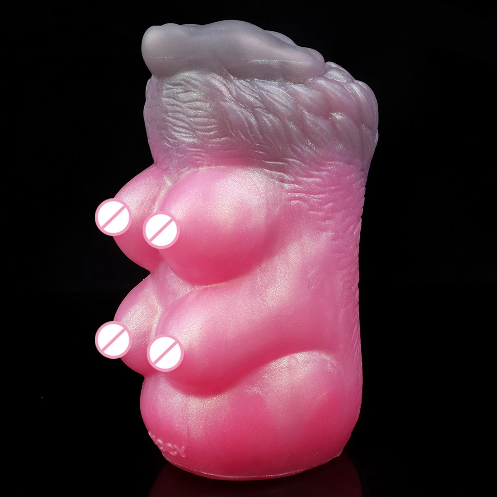 GEEBAファンタジーアニマル膣男性用オナホールシリコン製男性ペニストレーナーポケットプッシーストローカーリアルな質感のオナホールセックストイ