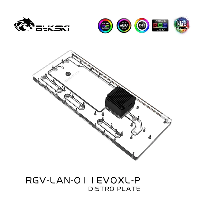 

Bykski Case Distro Plate For LIAN LI O11 EVOXL Case, 5V ARGB Distro Plate, For CPU/GPU Cooler Radiator, RGV-LAN-O11EVOXL-P