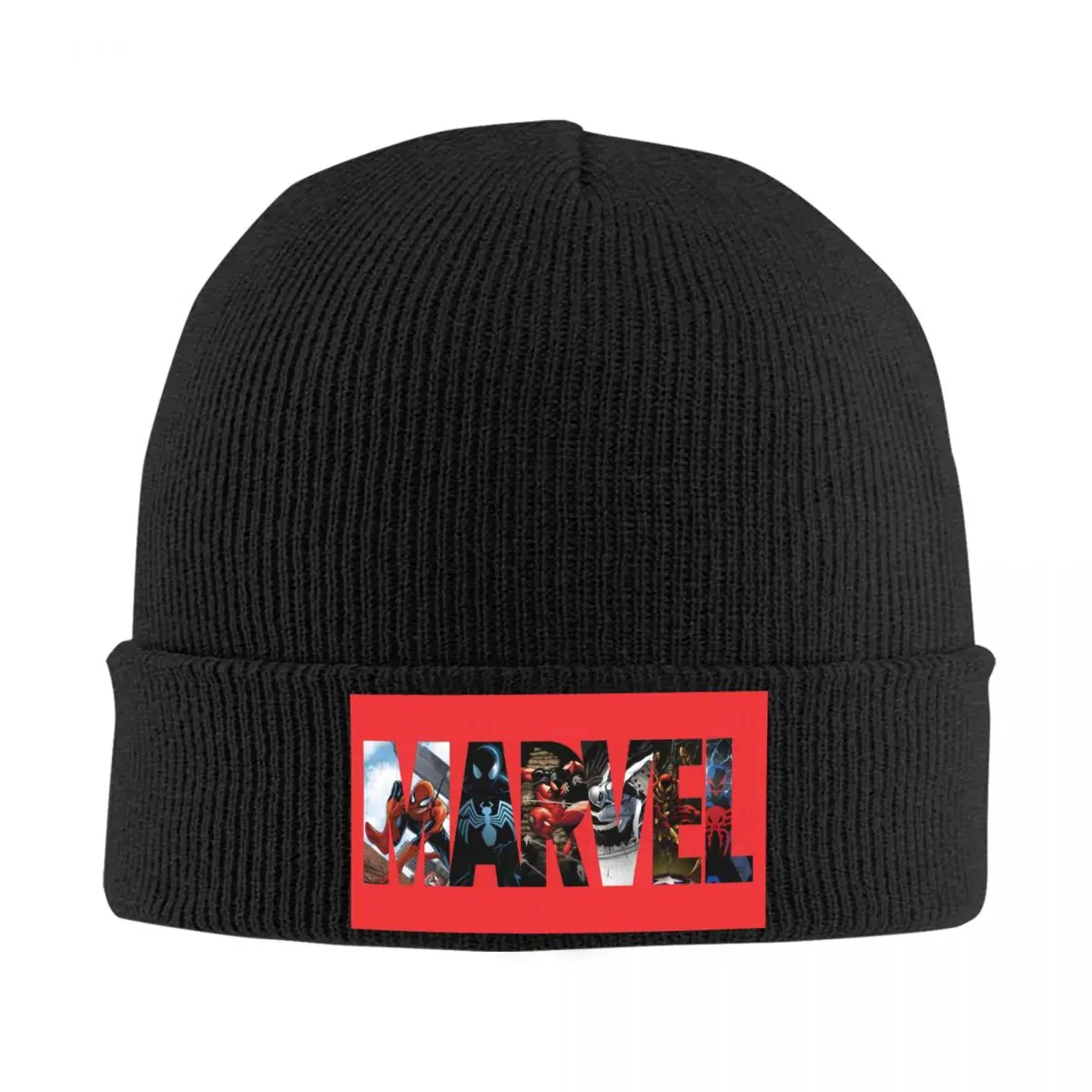 Avengers Marvel Skullies Beanies Caps Spider Thin Hat Autumn Spring Bonnet Hats Men Women's Unisex Ski Cap