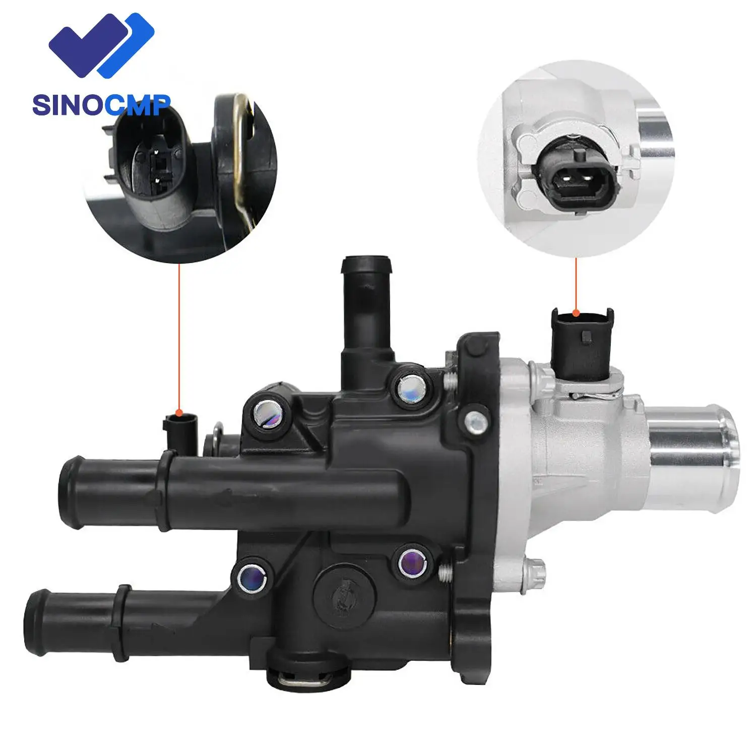 

25192228 55577284 55564890 96984103 96984104 902-033 Thermostat Assembly Water Outlet For Chevrolet Sonic Cruze Limited 1.8L