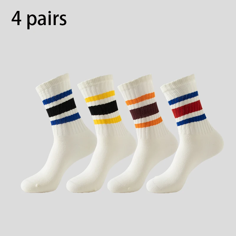 Freizeitsocken für Herren, Arbeitssocken, Baumwollsocken für Herren, Laufsocken, Crew-Socken, Paarsocken, Damensocken – Detail 13