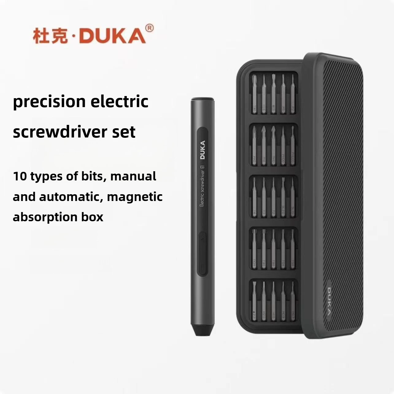 

DUKA Cordless Electric Screwdriver Rechargeable Lithium Battery Mini Drill 3.6V Power Tools Set Household Maintenance Repair