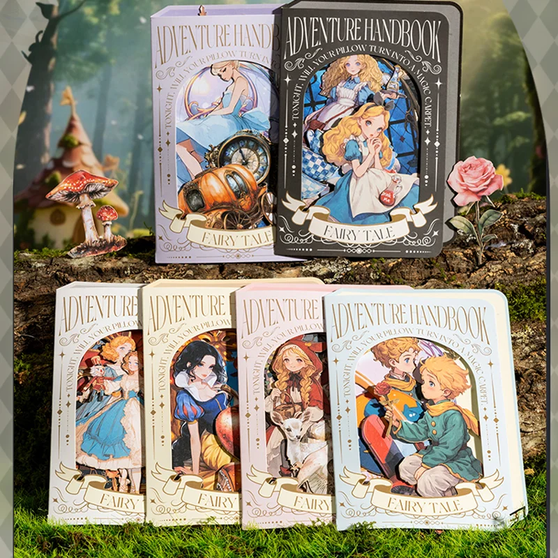 Mr.Paper Fairy Tale Adventure Book Series Fairy Tale Themed Edge Hard Card Stickers scrapbooking Stickers stationary supplies