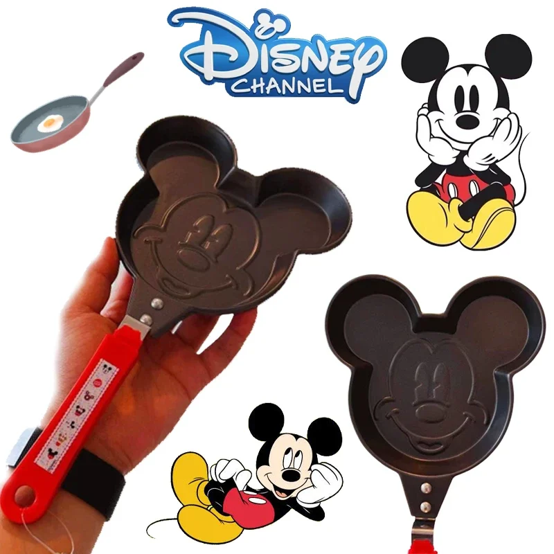 Disney Mickey Mouse Kitchen Tools Egg Mold Pan Flip Omelette Mold Breakfast Egg Frying Pot Non-Stick Frying Pan Pancake Maker