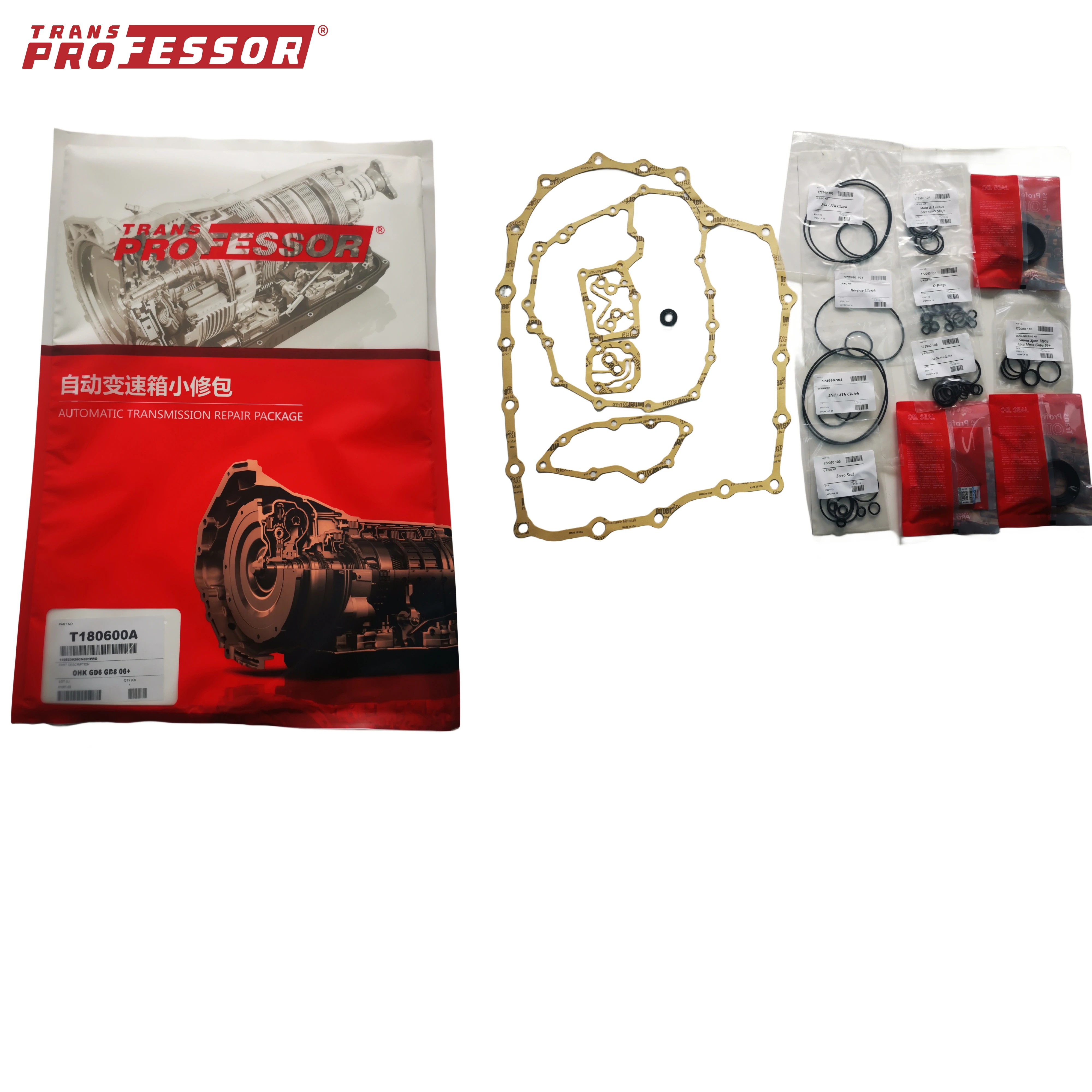 

GD6 GD8 Transmission Repair Overhaul Kit for HONDA Cars,TransProfessor Automatic Gearbox OHK Gaskets O-rings Seals Accessories