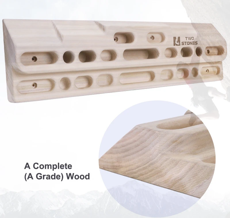 Rock Climbing Fingerboard Training Board Grip Board Hangboards for Climbing