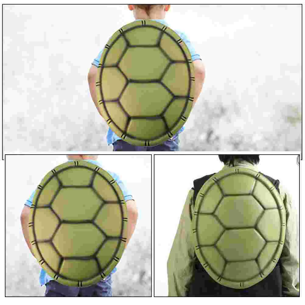 Halloween Costumes for Adults Simulated Turtle Shell Dress Kids Prop Chainsaw Shaped Decor Party Child