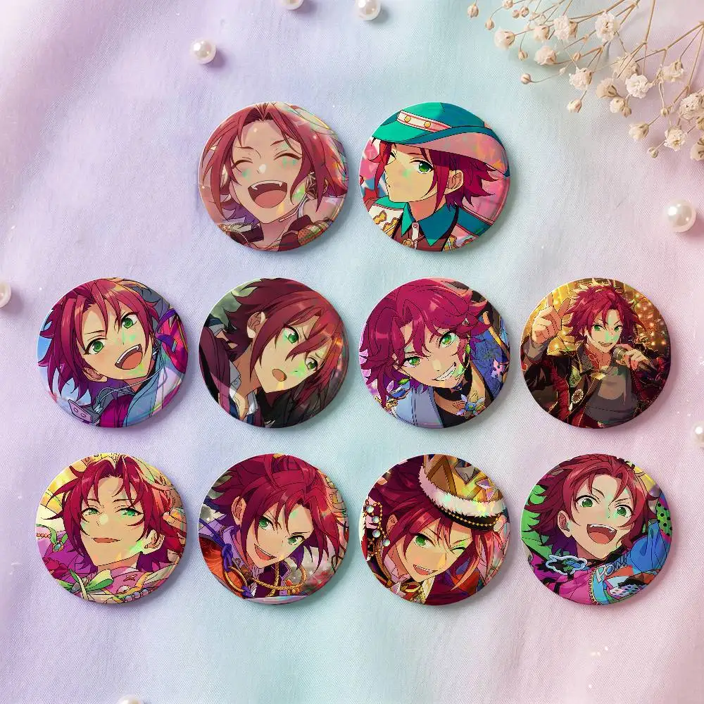 Mao Isara Anime Character Badges 25 32 44 58 75 Mm Round Cosplay Pin Bag Decor Fans Collect Friends Gifts Brooch Souvenir