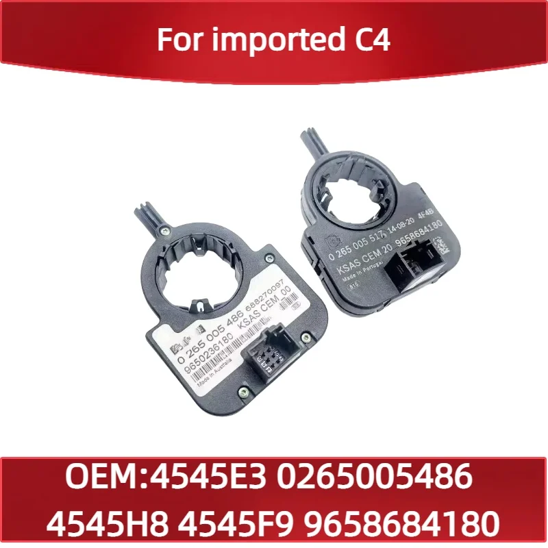 

4545H8 Для импортного датчика угла рулевого колеса Citroen C4 ESP Датчик рулевой колонки 4545F9 4545E3 0265005486 9658684180