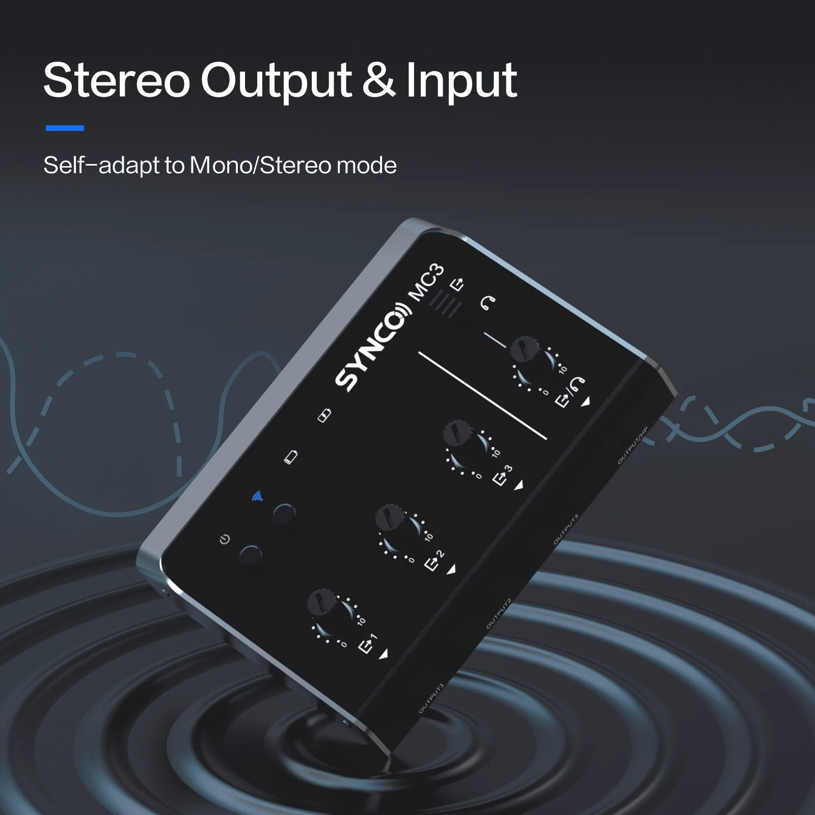 Synco-mezclador de Audio MC3 lite, 4 canales, ultracompacto, para micrófono, accesorios de fotografía y vídeo, equipo de estudio de grabación