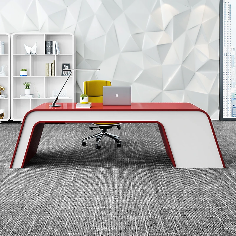 Desktops Computer Office Desk Executive Meeting Modern Work Mainstays Wooden Office Desk Standing Bureau Meuble Room Furniture