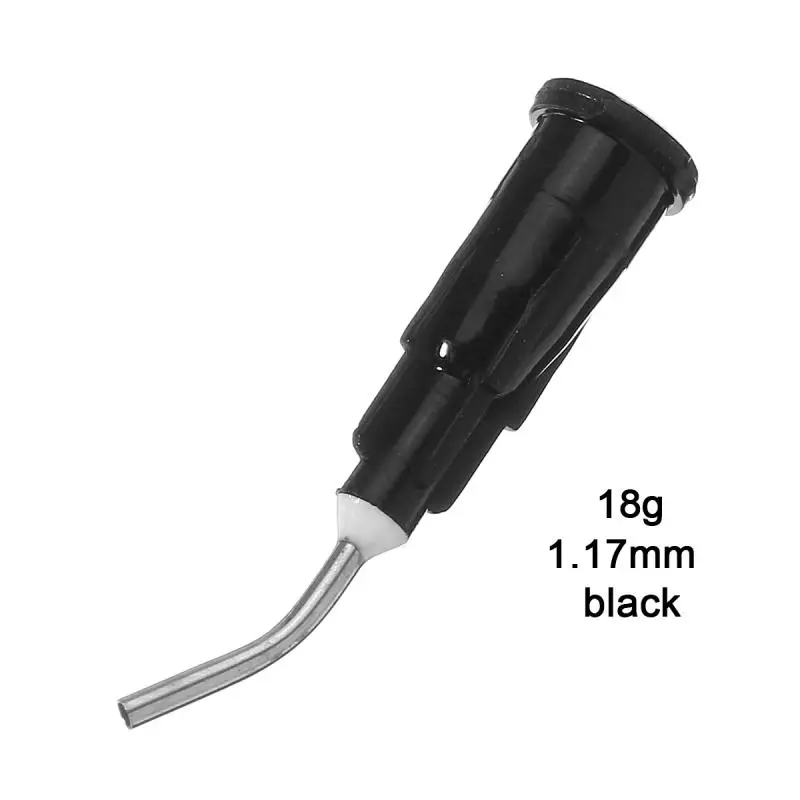 100Pcs Dental Irrigation Needle Tips 4 Sizes For Composite Resin Flow Sealant Etchant Blue/Black Dentistry Tools