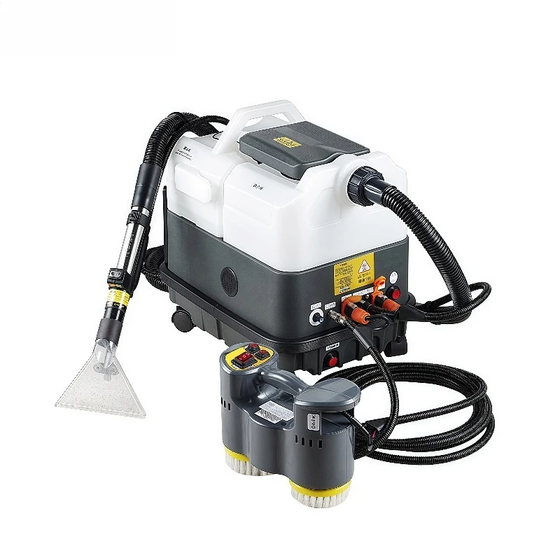 Automatic heating carpet sofa cleaner water spray steam adjustment knob household polishing cleaning process air motor
