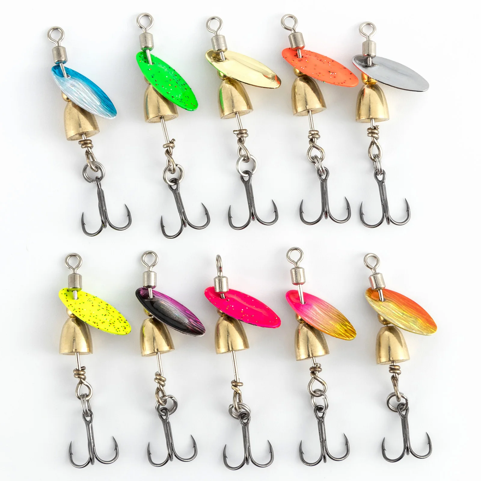3 stücke Angeln Inline Spinner Forelle Spinner 3,5g 7,5g Spinnerbait Angeln Locken Metall Spinner Löffel Crappie Lachs Bluegill wobbler – Detail 18