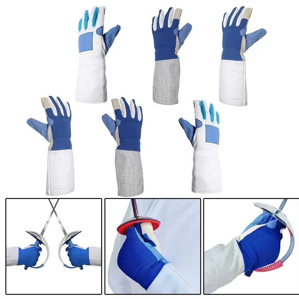 1pc Fencing Gloves Foil Non-Slip Gloves For Training Competition Adult Children XXS-XXL For Training Competition Foil Use