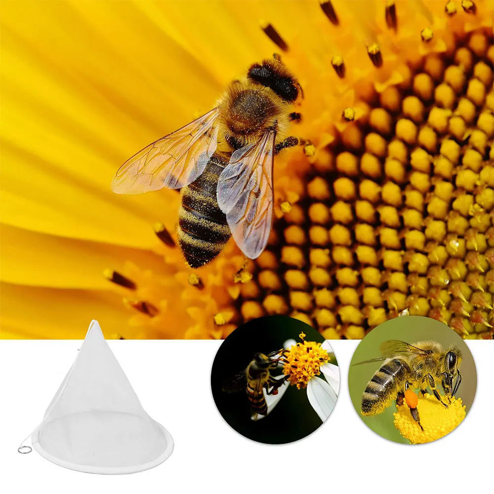 

2Pcs 150mesh Conical Honey Strainer Bag Efficient Filtration for Beekeeping and Hobbyists Lightweight Compact