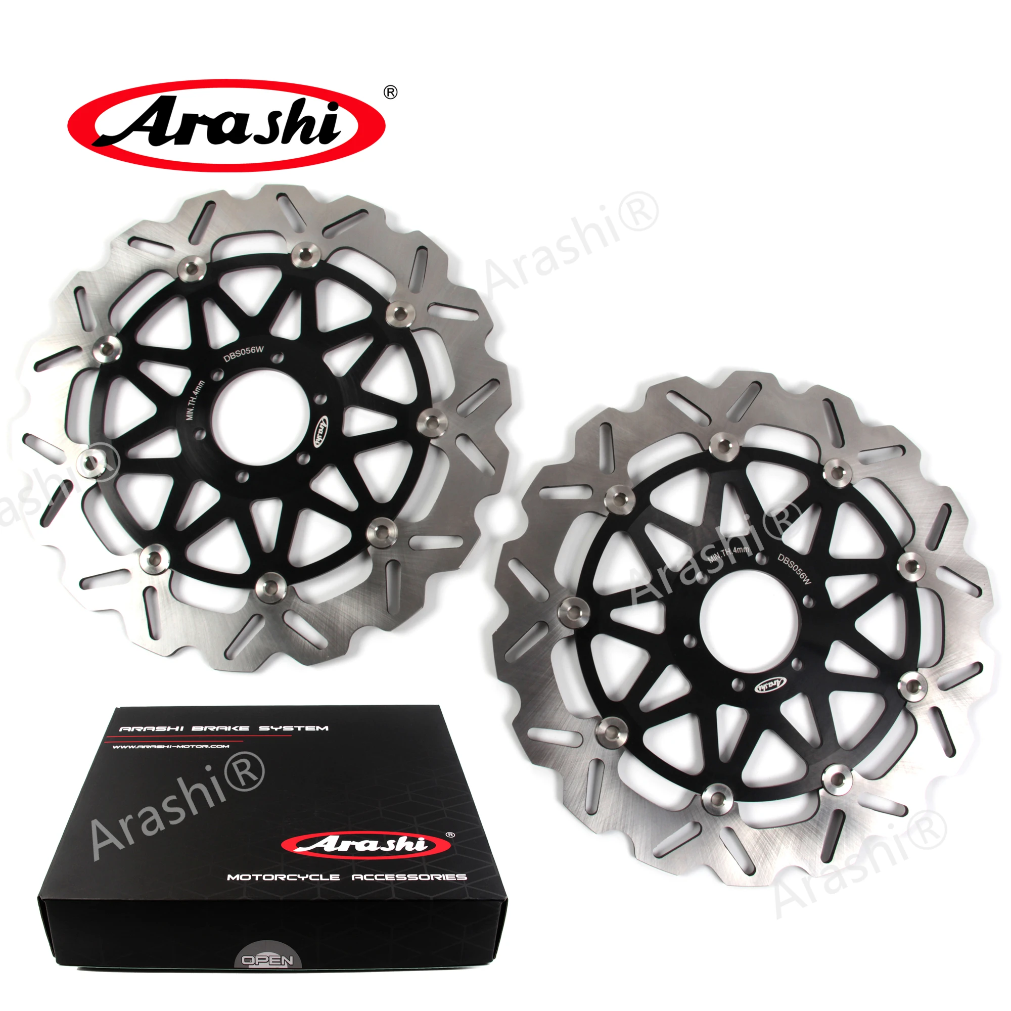 Arashi 1 Pair For APRILIA MANA GT 850 ABS 2009 - 2016 CNC Floating Front Brake Disc Rotors GT850 2010 2011 2012 2013 2014 2016