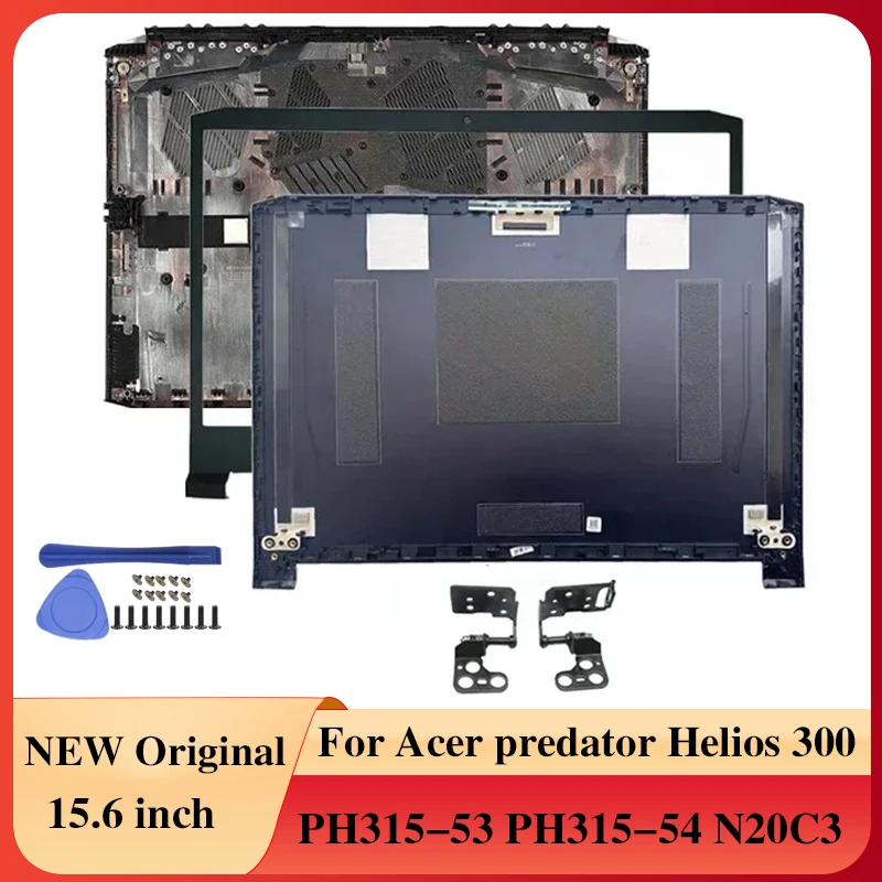 

For Acer Predator Helios 300 PH315-53 54 N20C3 Laptops CaseNotebookScreen LCD Back Cover Front Bezel Hinges Bottom Accessories