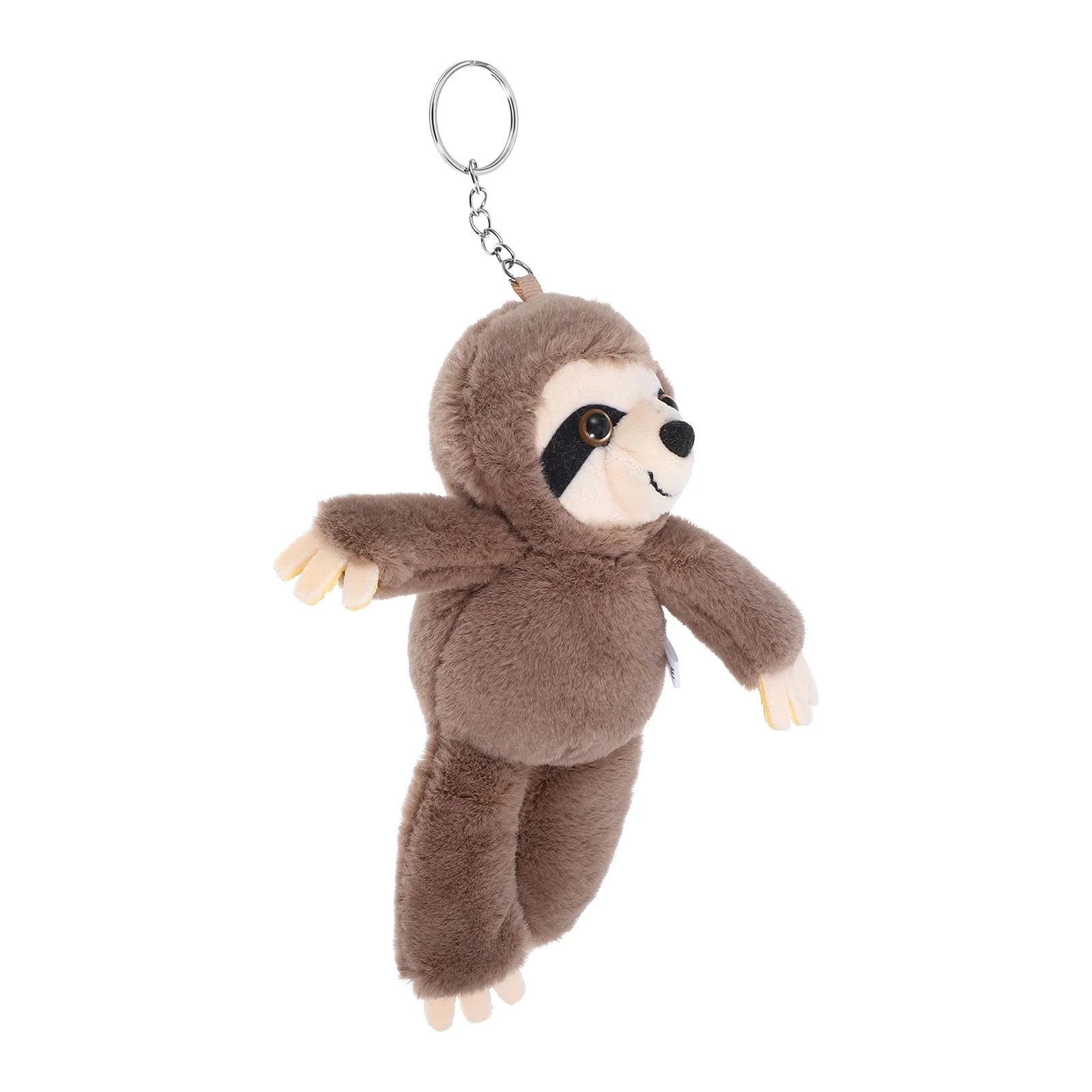 

Sloth Keychain Fluffy Hanging Pendant Charms Bag Supplies Backpack Stuffed Animal Cute Wallet