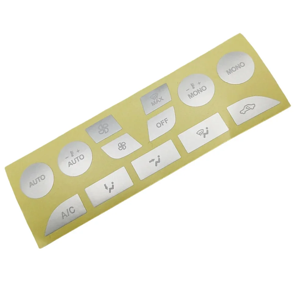 Repair Film For Ford Focus 99-05 Air Conditioner Control Buttons With Precise Fit And Reflective Display Enhancement