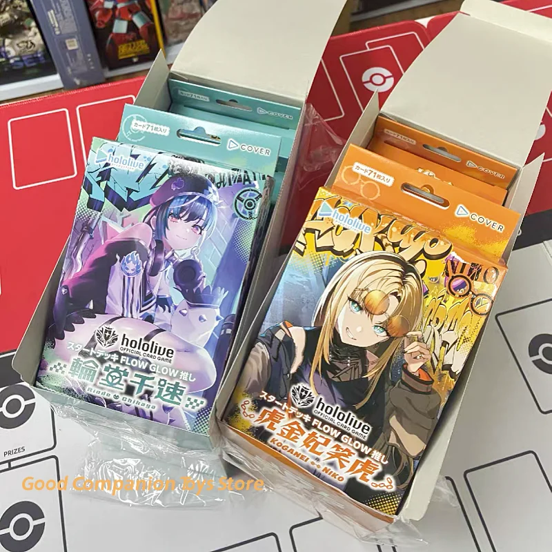 

Японская версия Hololive TCG Bushiroad hOCG-hSD FLOW GLOW Oshi Koganei Niko Virtual Youtuber Collection Card Anime Games Pack