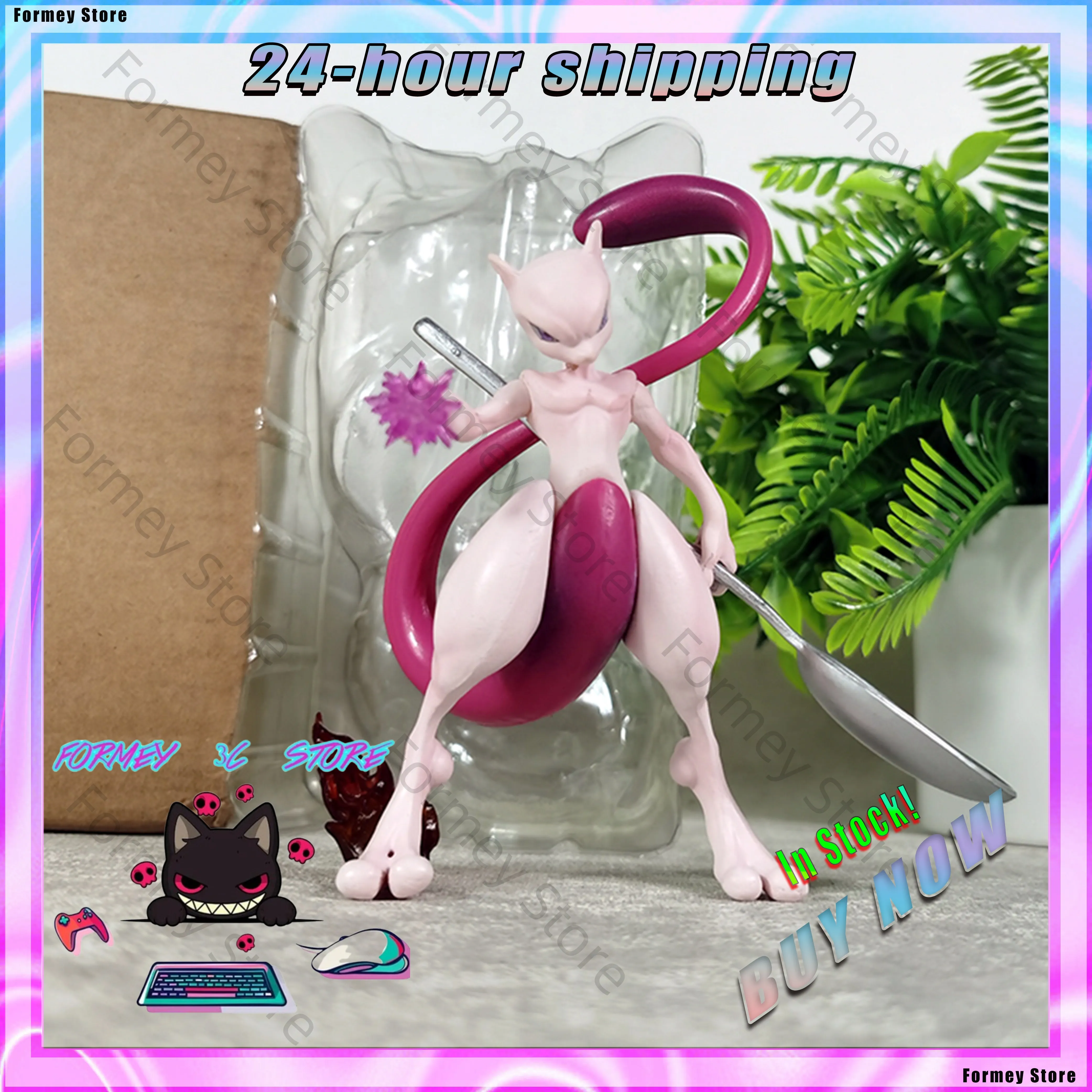 在庫あり-ミュウツー-キャラクターフィギュア-アニメアクションフィギュア-pvc製スタチューモデル-コレクションモデル-おもちゃ-ギフト-アニメ関連-カスタムトイ