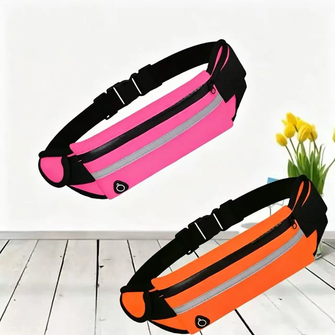 Riñonera Deportiva Impermeable Creativa, Bolsa Delgada para Teléfono para Correr y Ciclismo
