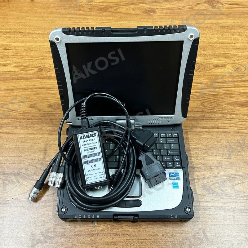 Ready to Use CF19 Laptop+Agriculture Construction Truck Tractor Interface 2021  for CLASS Diagnostic Tool