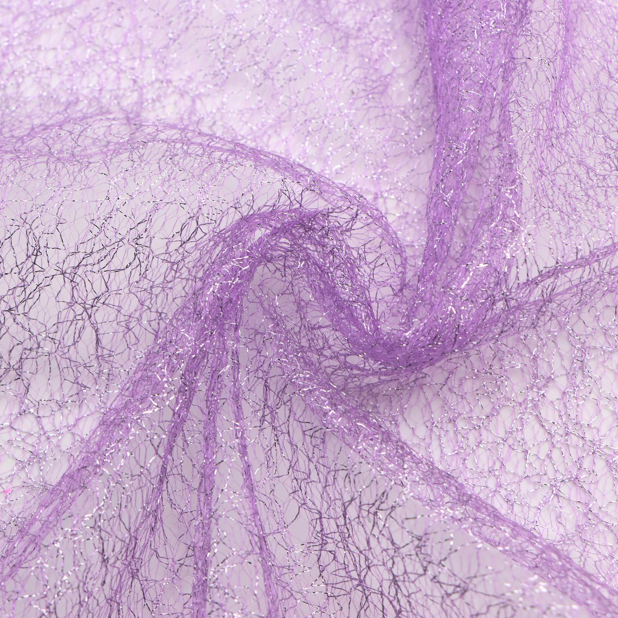 Pre-cut 1pc purple silvery wire mesh gauze,50x150cm(19.69x59.06inch),Lace Decorative Tablecloth Dining,Home Decor, Weddings