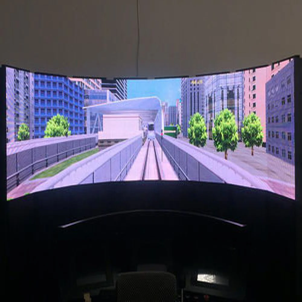 Painel de Módulo Flexível de Tela LED Digital Curva 360 para Bar DJ.