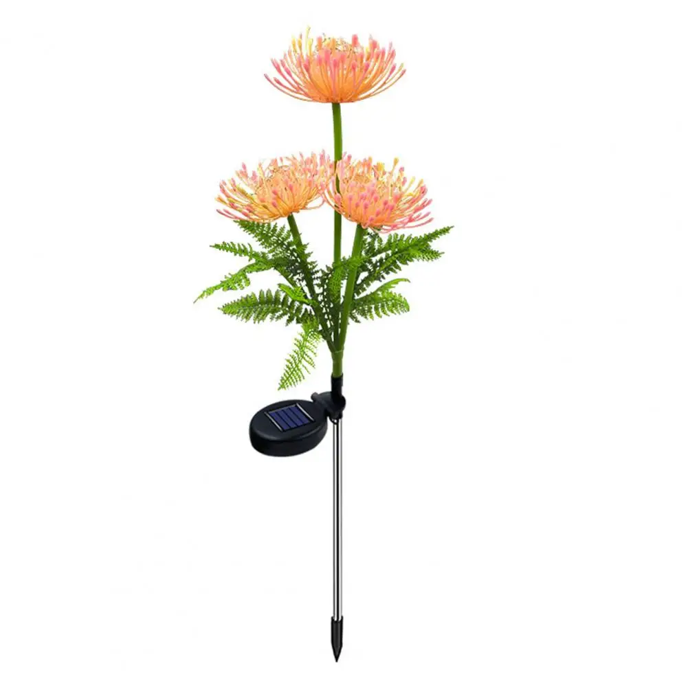 

Flower Solar Light Realistic IP65 Waterproof Weather-resistant Outdoor Garden Pathway Yard Lawn Ground Stake LED Decoration Lamp