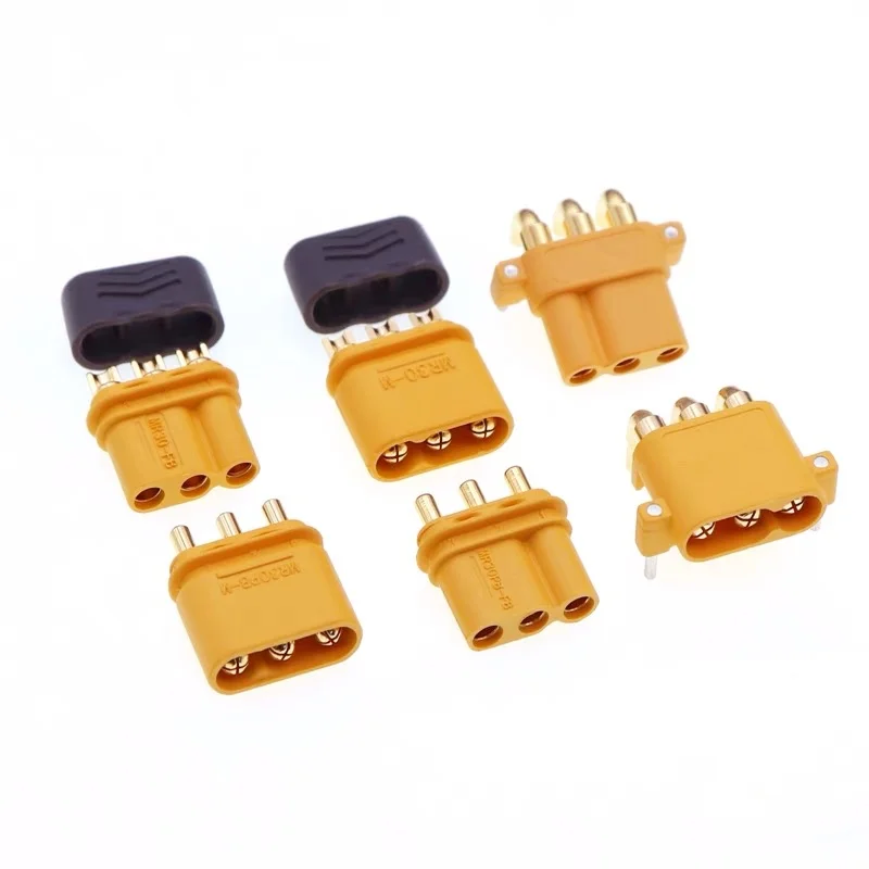 

MR30 MT30/MT60 Model airplane plug large current Power battery pack MR30PB MR30PW Male Female Lithium Battery motor connector