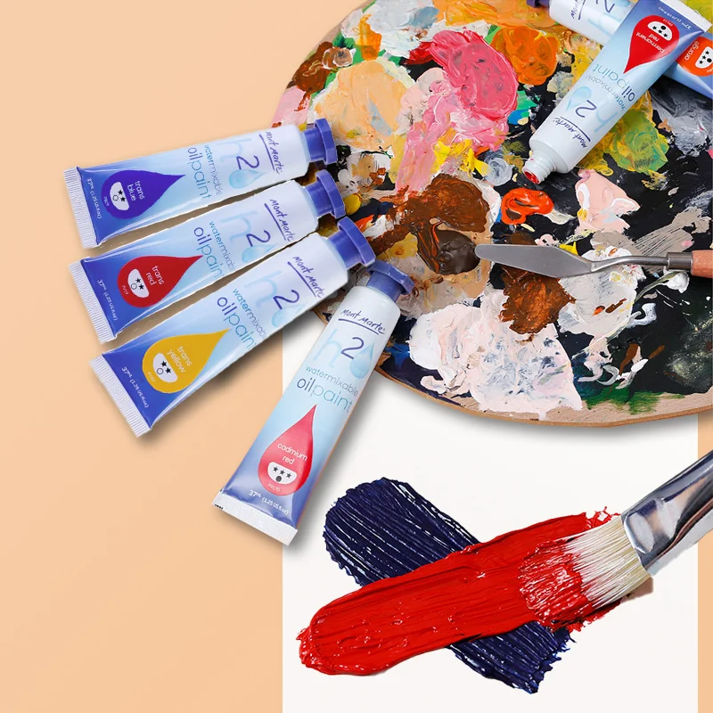 

37 мл водосмешанная пигментная паста для масляной живописи, нежная, сильно покрытая для художественной студенческой живописи, эскизов, студий для начинающих