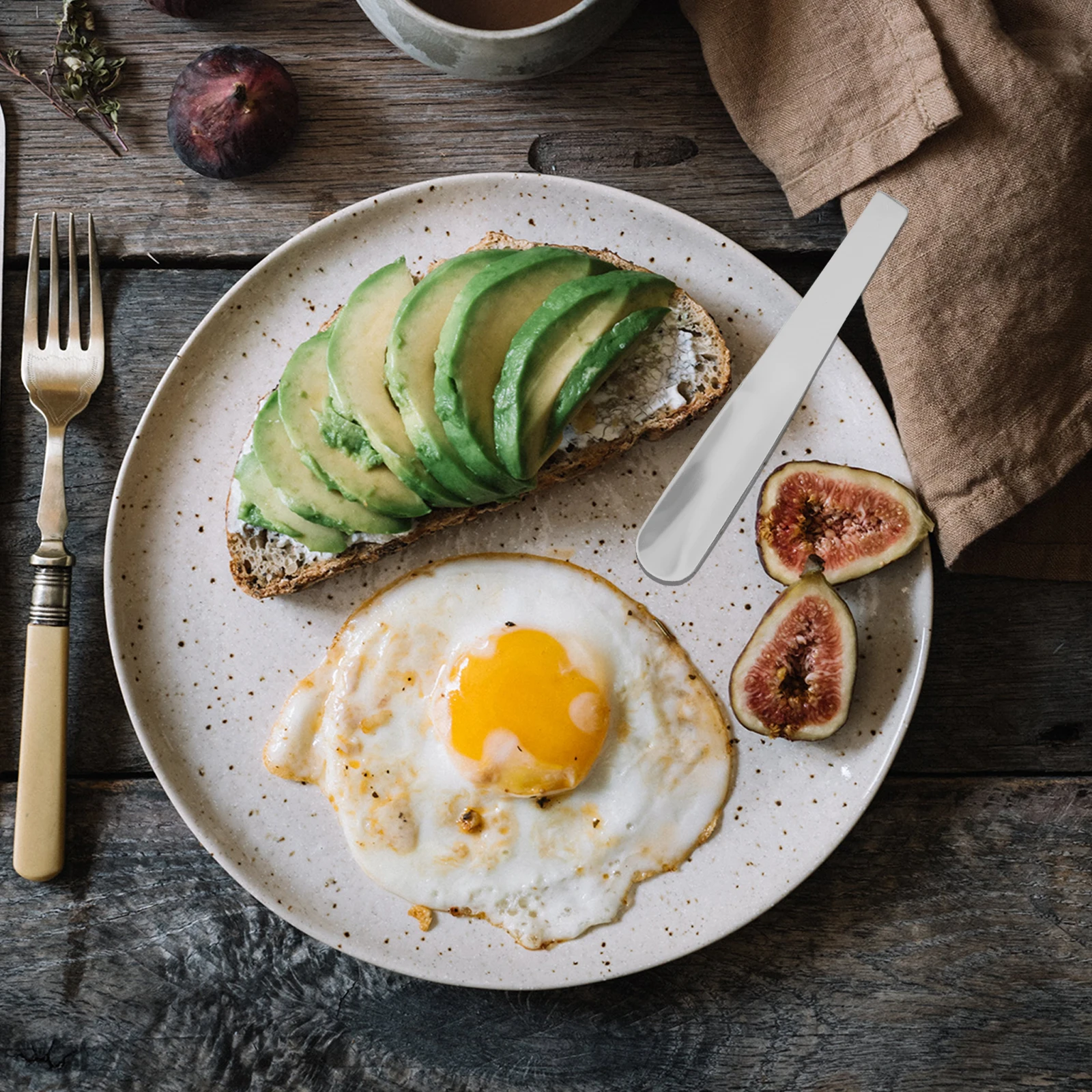 

6 pcs Stainless Steel Mini Flat Spoon Fine Polished Mirror Finish Coffee Tea Stirring Gadget For Home Restaurant Hotel