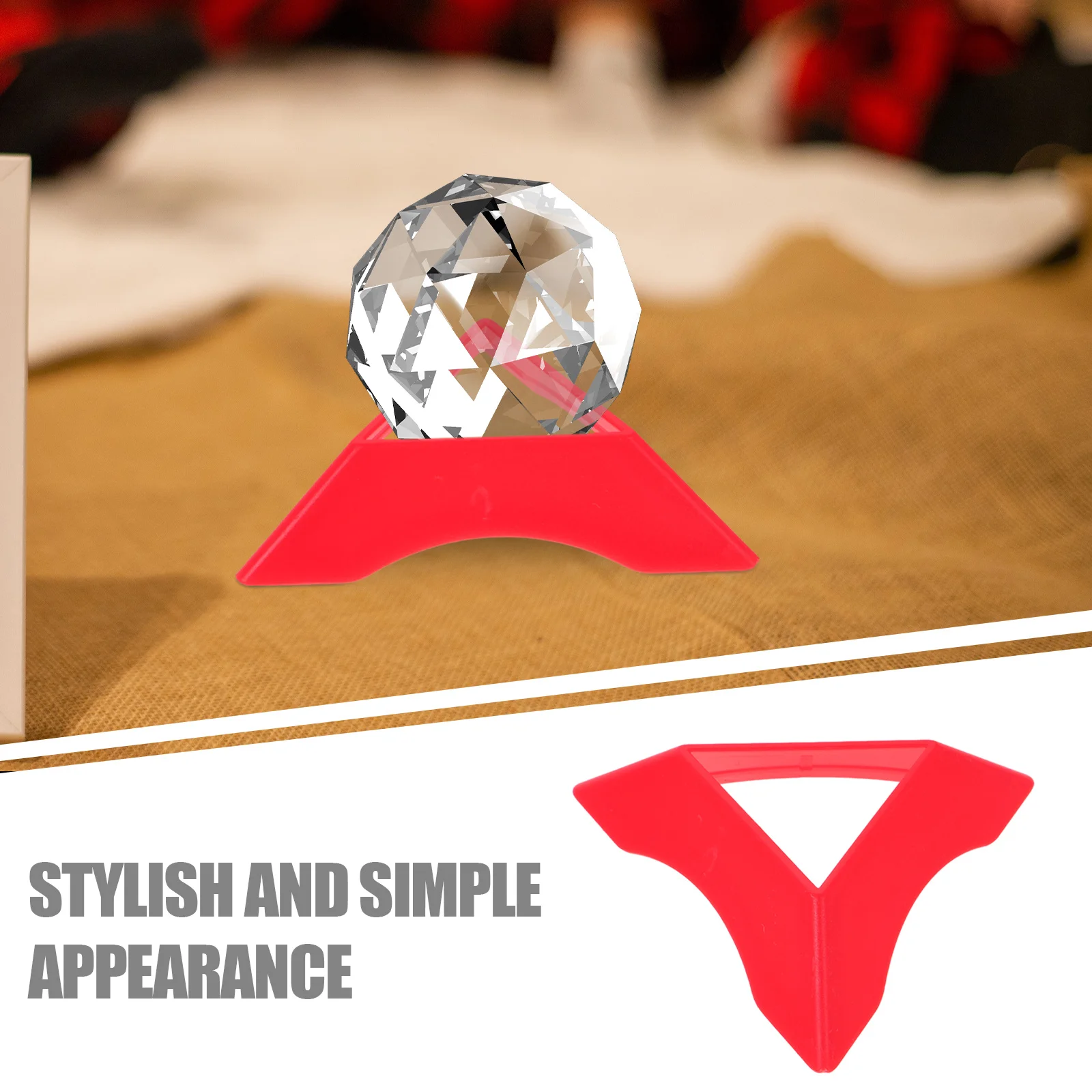 20Pcs Stand Triangle Base Colorful Display Holder for Stable Tripod Support Multiangle Showcase