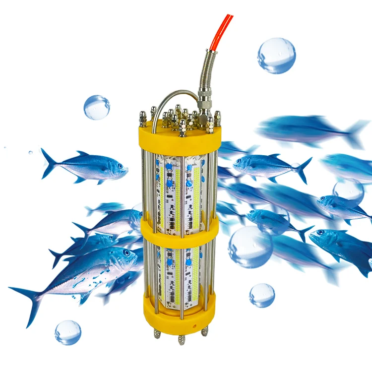 Underwater Fishing Lights 1000W Deep Sea Green 220v LED Squid Fishing Lamp Salmon Farming Light Water Proof Fishing Lights