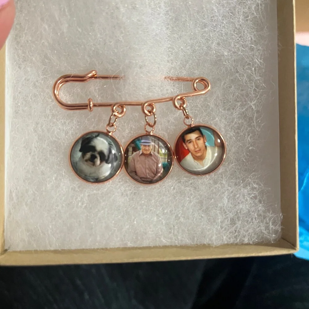 

Бутоньерка с лацканами из розового золота на заказ, индивидуальный подарок для жениха от свадьбы, жениха или невесты